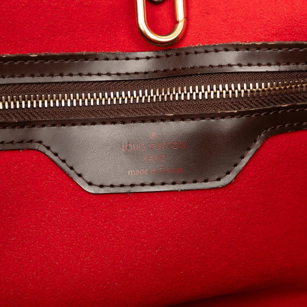LOUIS VUITTON Brown Damier Leather Shoulder Bag - Picture 9 of 9